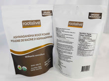 Load image into Gallery viewer, Rootalive Organic Ashwagandha Root Powder