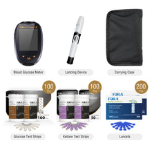 Load image into Gallery viewer, Fora 6 Connect Complete Kit Super Sale (100 pcs Glucose strips and 100 pcs Ketone strips)