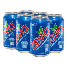 Load image into Gallery viewer, Zevia Zero Calorie Soda 6 pack