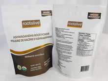 Load image into Gallery viewer, Rootalive Organic Ashwagandha Root Powder

