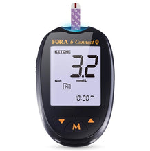 Load image into Gallery viewer, Fora 6 Blood Glucose Ketone Monitor with 50 Ketone test strips on SALE until March 15th
