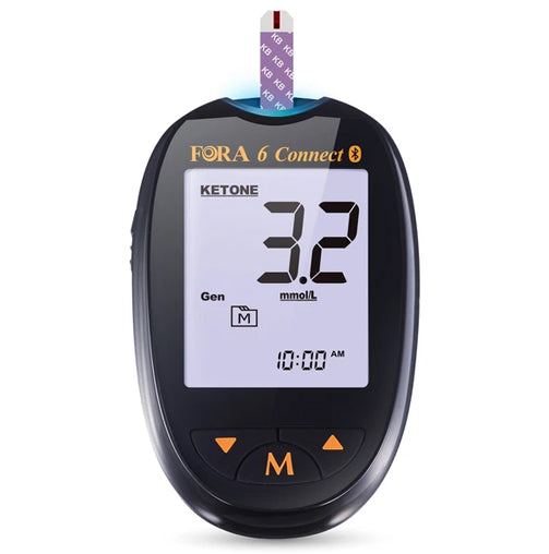 Fora 6 Blood Glucose Ketone Monitor with 50 Ketone test strips on SALE until March 15th