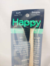 Load image into Gallery viewer, Happy Biodegradable Charcoal Infused Toothbrush

