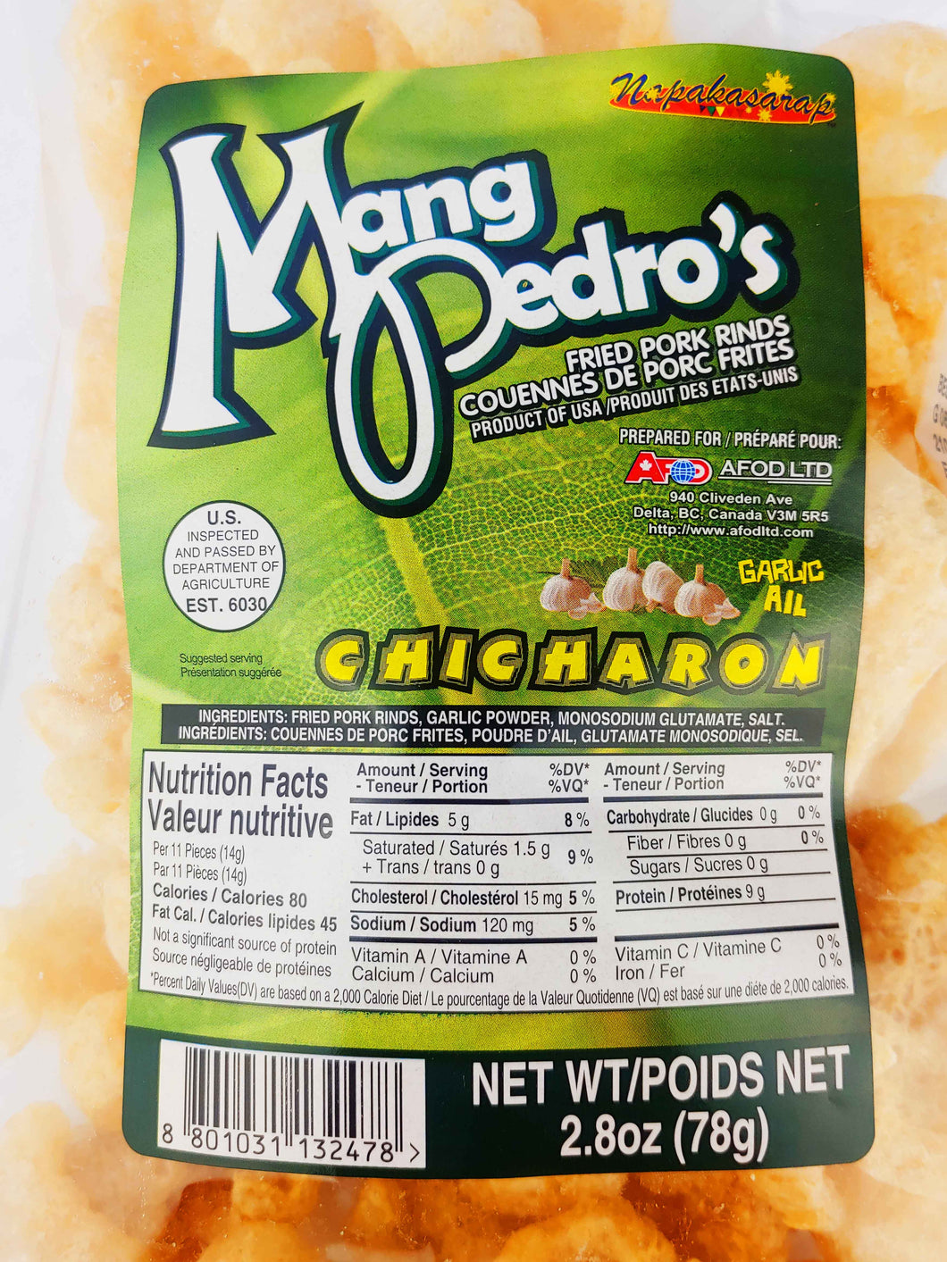 Mang Pedro's Chicharon Pork Rinds