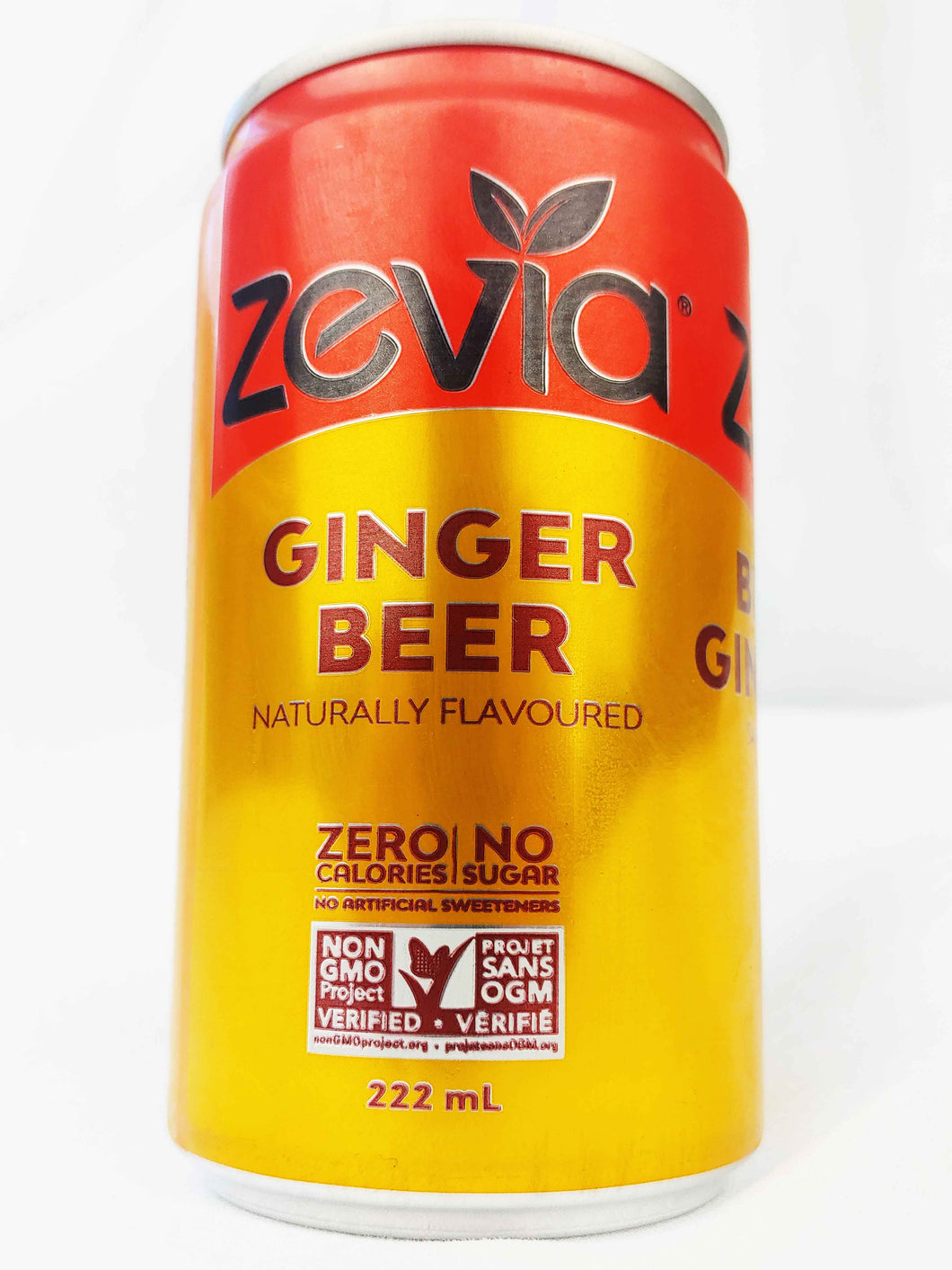 Zevia Ginger Beer case of six 222ml cans